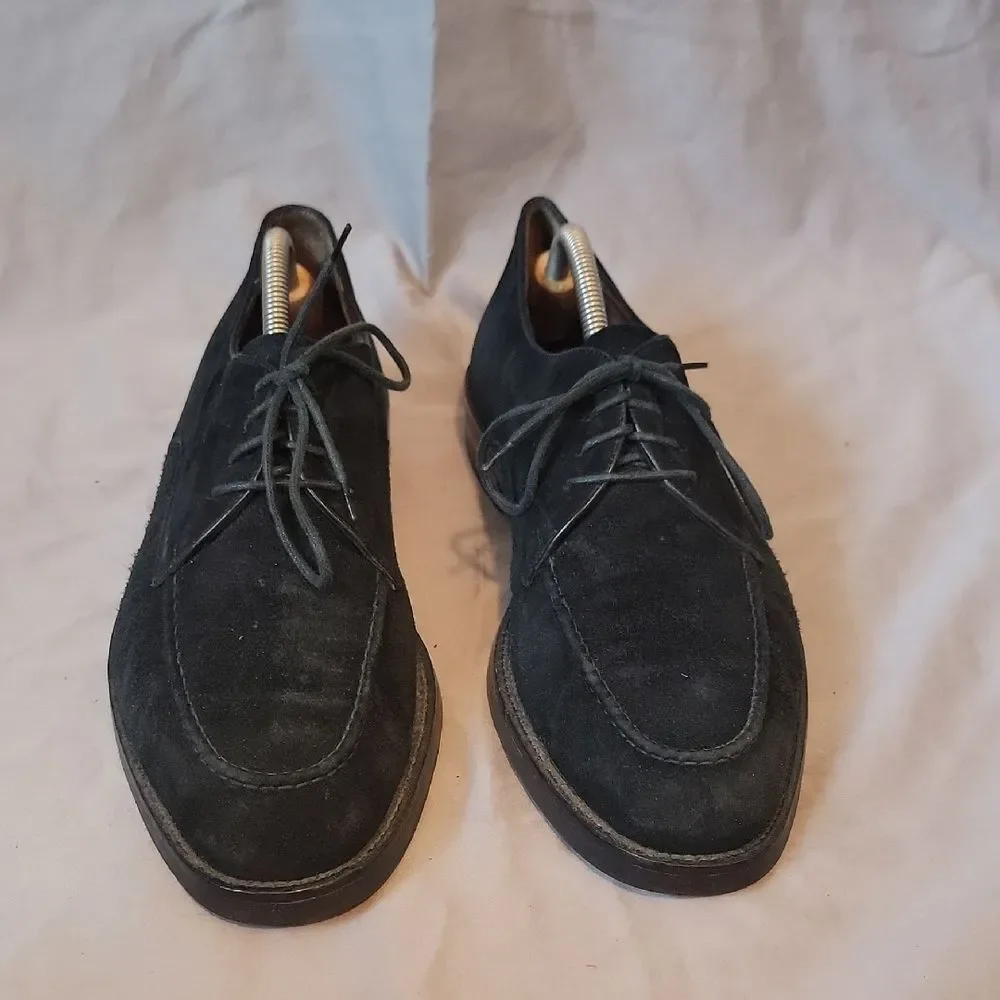 Cole Haan Black Suede Oxford Shoes
